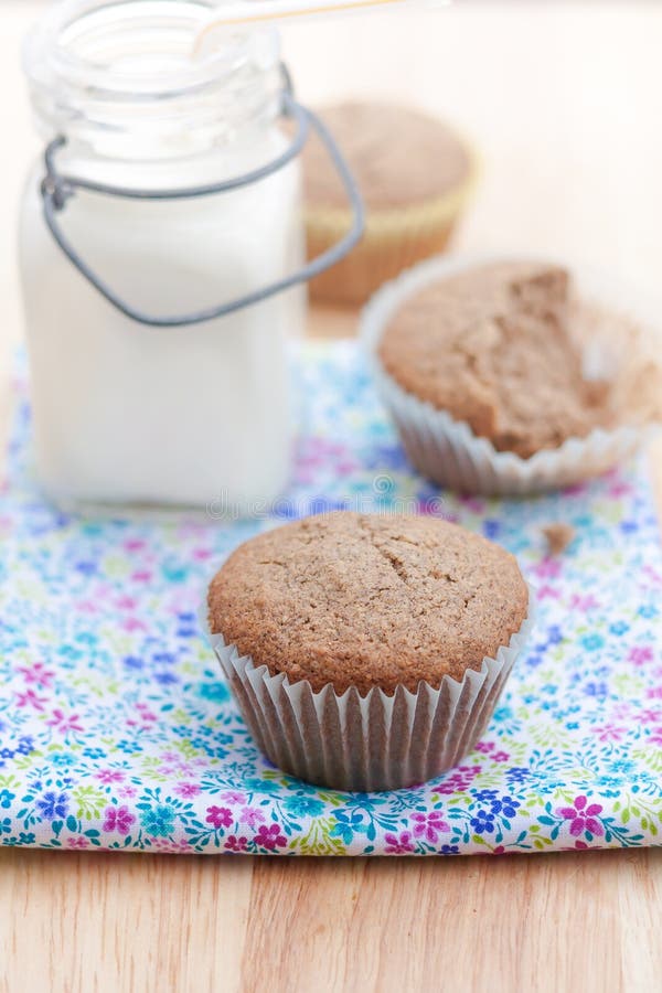Whole wheat muffins stock photo. Image of breakfast, banana 49852510