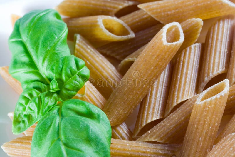 Wholemeal pasta stock photo. Image of shot, durum, close 18273316