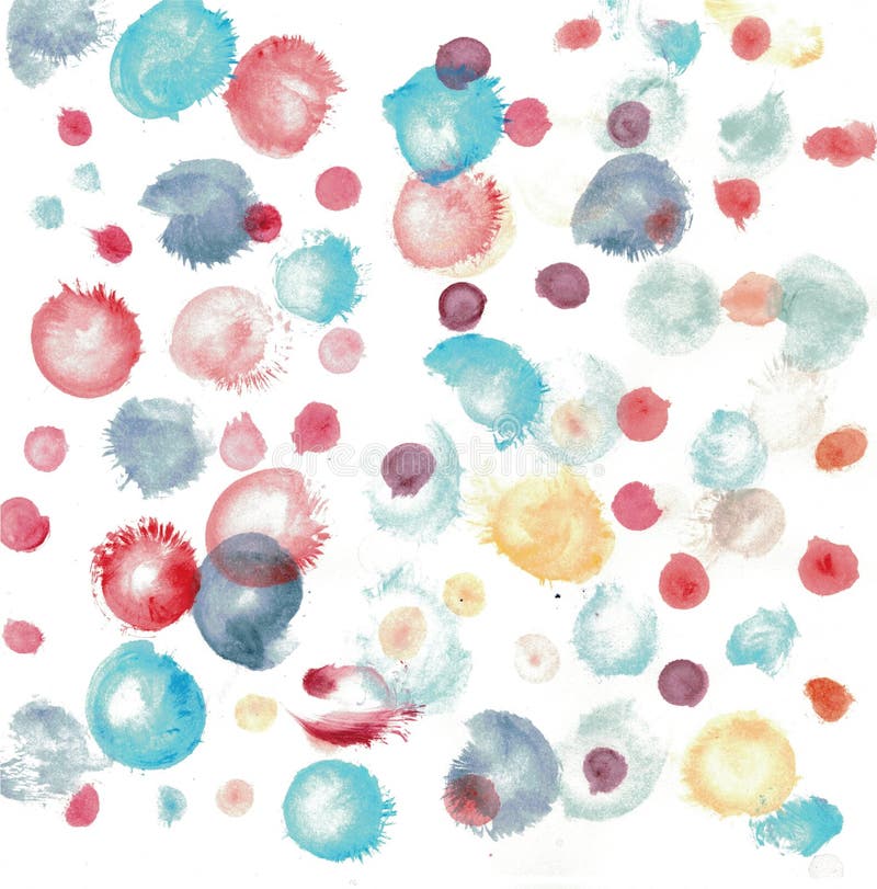 Whotercolor de cercles color?s illustration stock Whotercolor de cercles color?s illustration stock