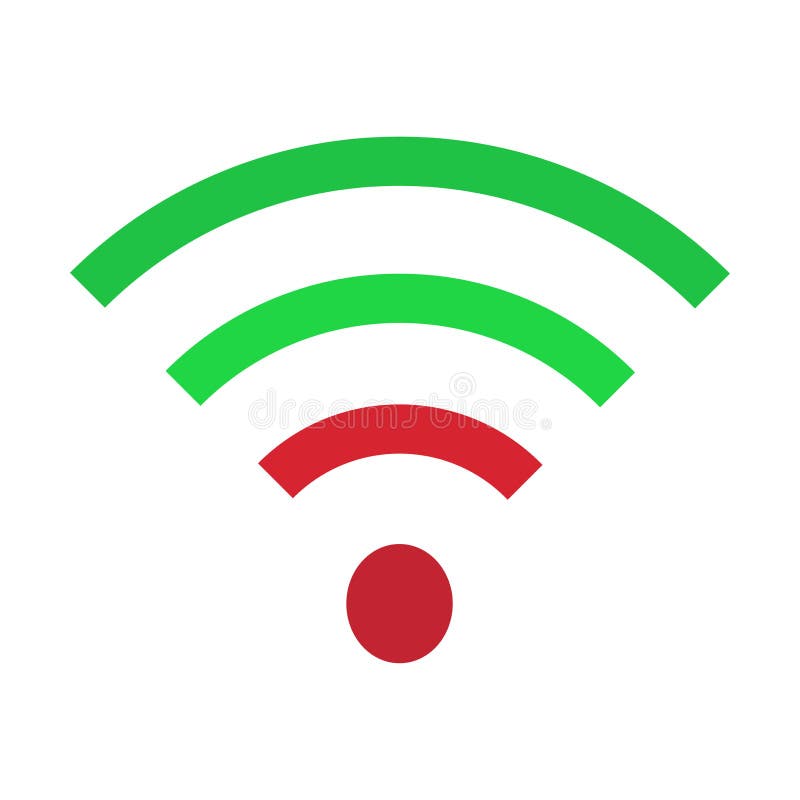Wi-Fi icon on a white background, vector illustration vector illustration