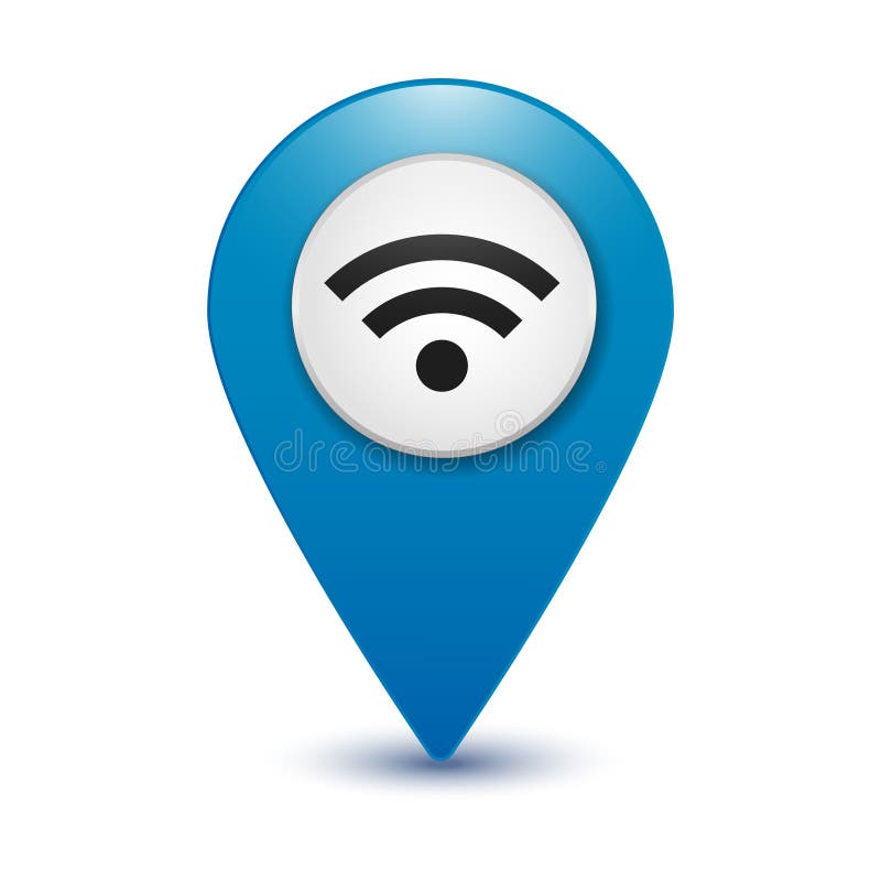 Location icon , pin on map stock illustration. Illustration of