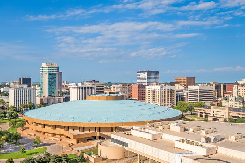 Wichita, Kansas, USA downtown skyline