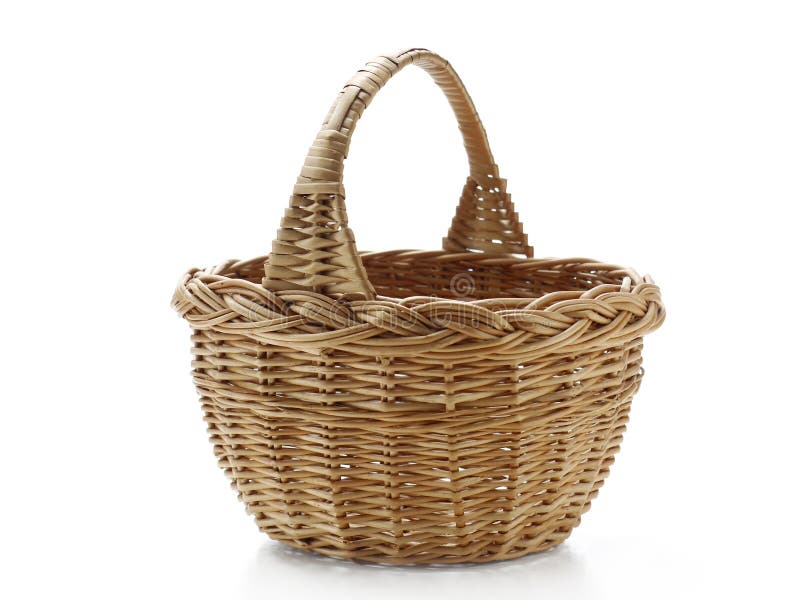 Wicker basket stock image. Image of handicraft, craftsmanship 23757323
