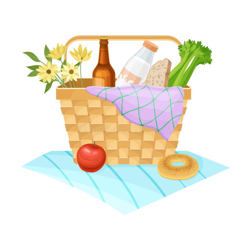 Hamper Stock Illustrations – 4,907 Hamper Stock Illustrations, Vectors ...