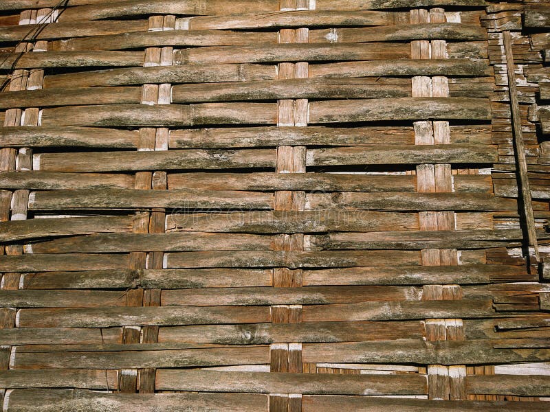 Wicker Walls from Rattan Wood Stock Photo Image of wall, brickwork