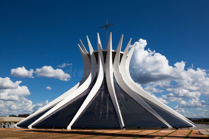 Brasilia Cathedral editorial stock image. Image of church - 29928164