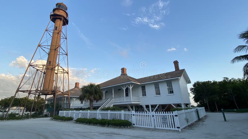 Wide Angle Sanibel Island Lighthouse Complex, Florida