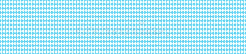 Bavarian diamond texture background banner blue and white. Bavarian flag blue illustrations