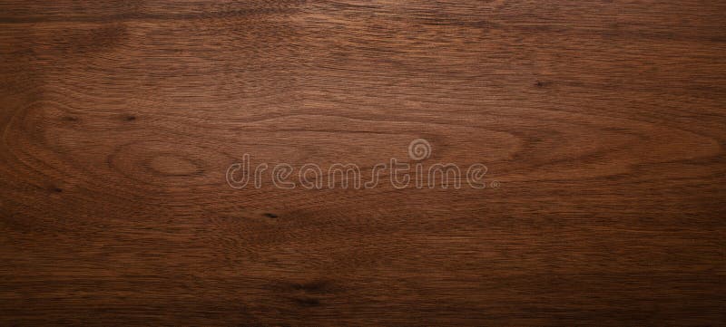 Wide format black walnut natural texture desktop background. Walnut wood texture background. royalty free stock image