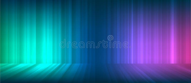 Wide Gaming Background with Glowing Lines. Abstract Hi-tech Background for  Display Product. Multimedia, Audio, Video Stock Illustration - Illustration  of start, banner: 229849494