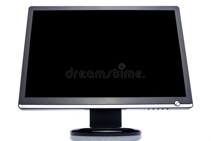 Wide LCD monitor royalty free stock photos