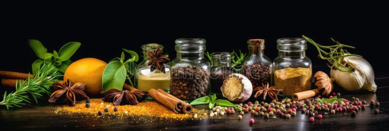 . condimente și plante aromatice pentru gătit