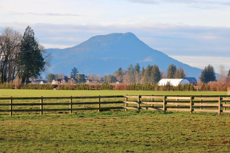 Divided Pastureland and Wooden Fence