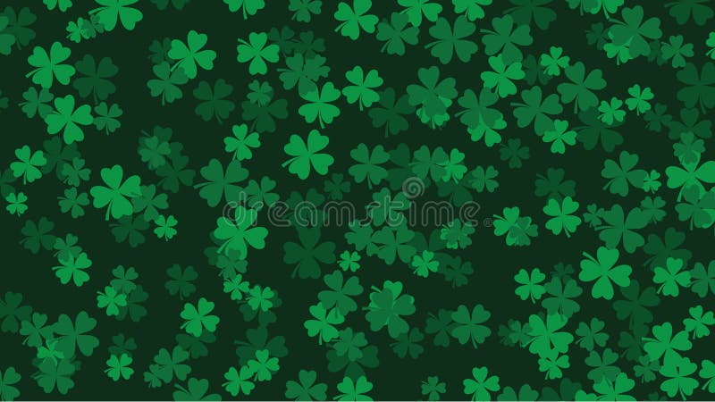 Widescreen clover background