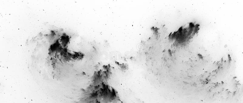 Widescreen dark matter template or effect stock illustration