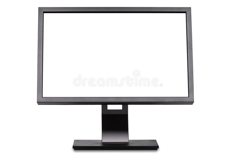 Widescreen monitor royalty free stock photos