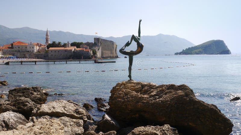 Widok Budva w Montegegro obraz royalty free Widok Budva w Montegegro obraz royalty free
