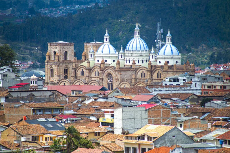 Widok Cuenca katedra fotografia stock Widok Cuenca katedra fotografia stock