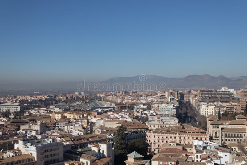 widok granada zdjęcia stock widok granada zdjęcia stock