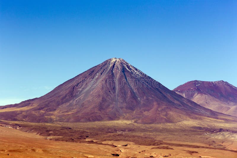 Widok Licancabur stratovolcano obrazy stock