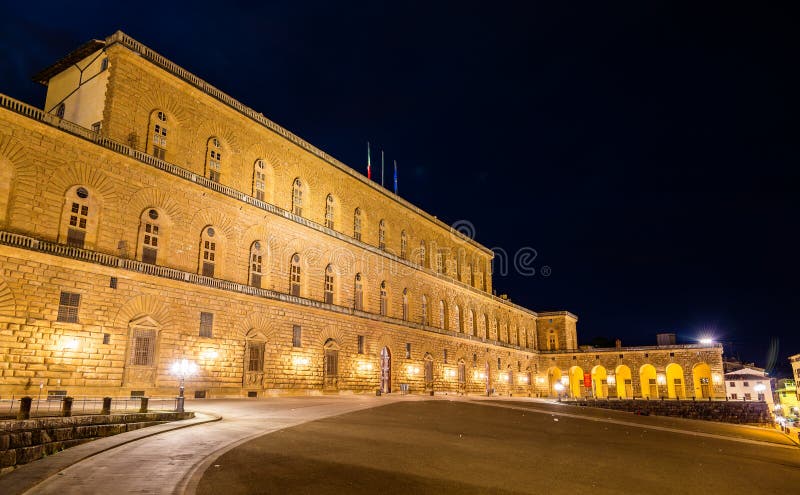 Widok Palazzo Pitti w Florencja zdjęcia royalty free Widok Palazzo Pitti w Florencja zdjęcia royalty free