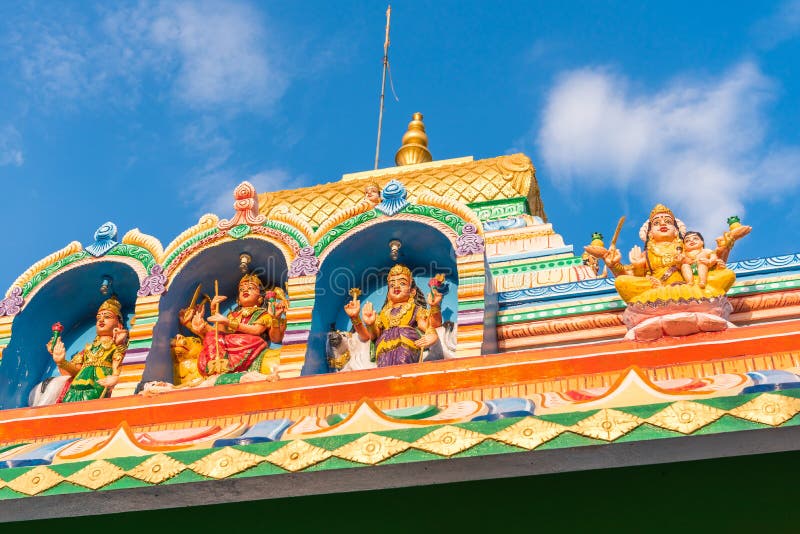 Widok piękny Indiański budynek, Puttaparthi, Andhra Pradesh, India Zakończenie zdjęcia royalty free Widok piękny Indiański budynek, Puttaparthi, Andhra Pradesh, India Zakończenie zdjęcia royalty free