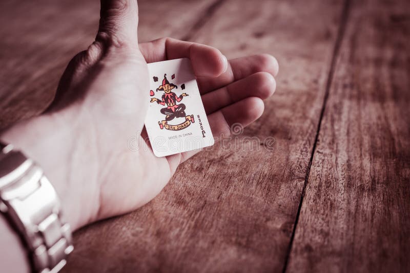 Widziana karta Jokera| Karty do odtwarzania| Gry hazardowe| Gambler| Gra w pokera zdjęcia stock Widziana karta Jokera| Karty do odtwarzania| Gry hazardowe| Gambler| Gra w pokera zdjęcia stock