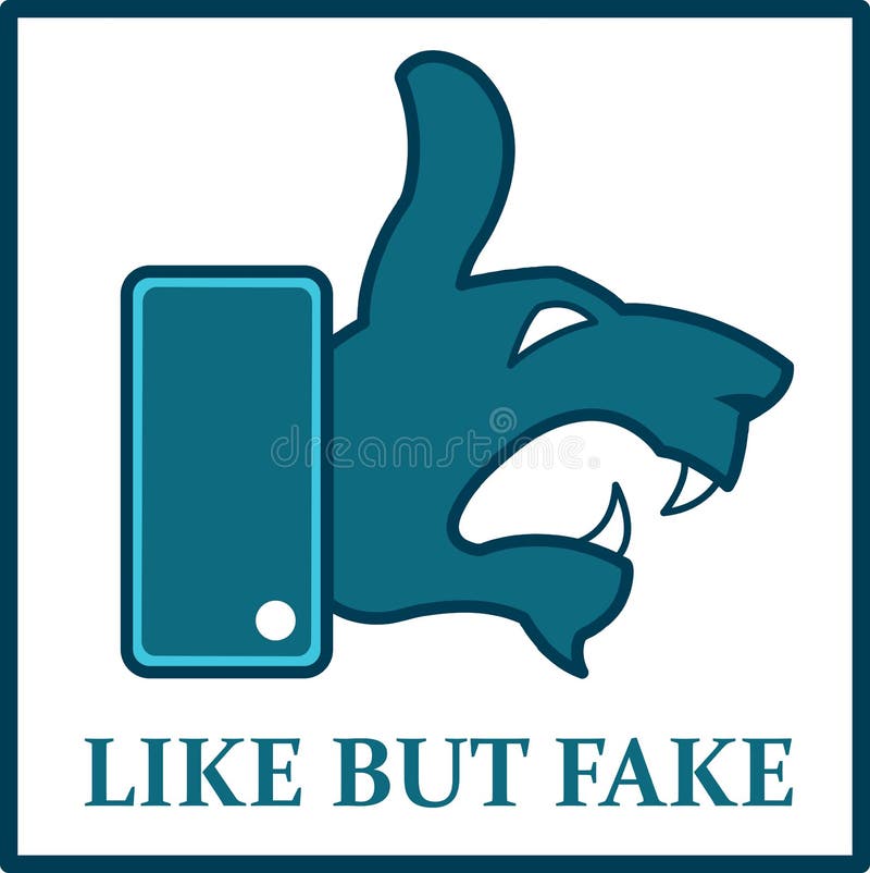 Wie aber Fälschung vektor abbildung. Illustration von gleiche 96993824