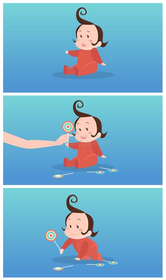Wie man eine schreiende Babyillustration stoppt vektor abbildung Wie man eine schreiende Babyillustration stoppt vektor abbildung