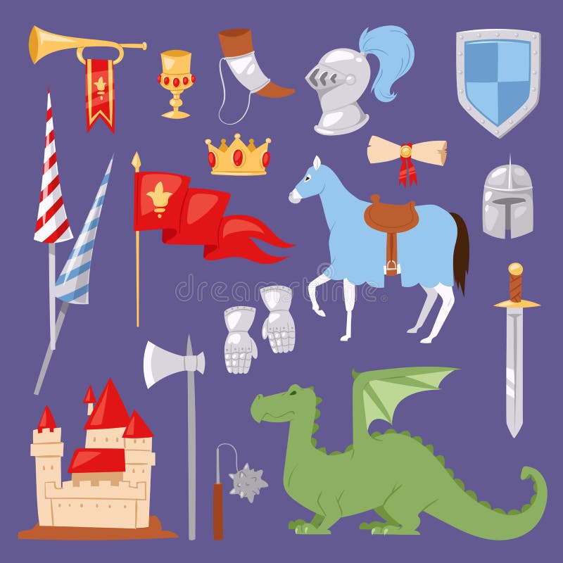 Wieka Średniego średniowiecznego rycerza grzebienia elementów rocznika Heraldyczny królewski rycerstwo roszuje wektorową ilustrac ilustracja wektor Wieka Średniego średniowiecznego rycerza grzebienia elementów rocznika Heraldyczny królewski rycerstwo roszuje wektorową ilustrac ilustracja wektor