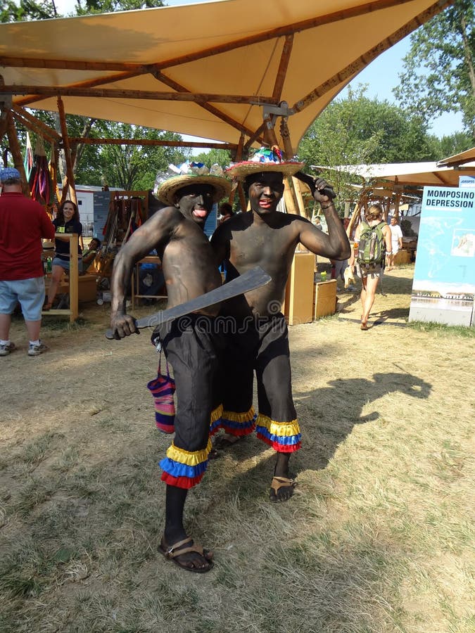 Wielding Machetes editorial image. Image of dancers, machetes 20285370