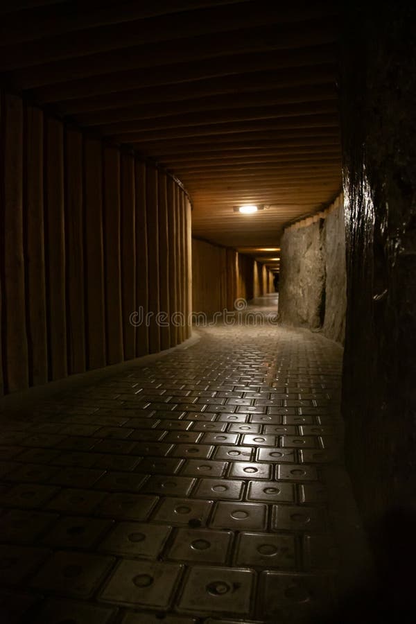 Wieliczka πολωνία 30 : εσωτερικό οπτικό αλατωρυχείο wieliczka με υφή τοίχου από αλάτι στοκ εικόνες με δικαίωμα ελεύθερης χρήσης