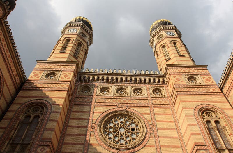 Wielka Budapest synagoga obrazy stock