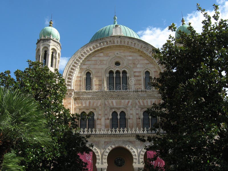 Wielka Florence synagoga obrazy royalty free
