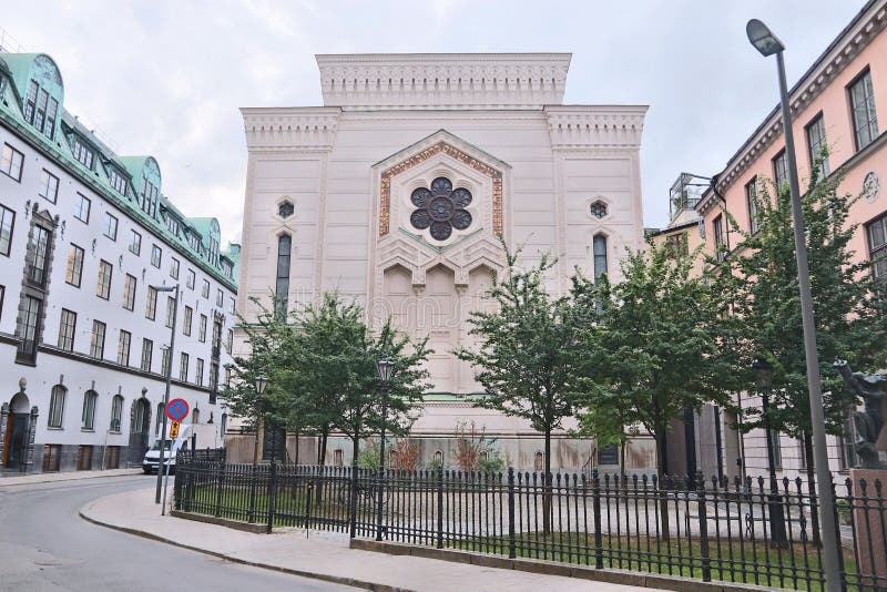 Wielka synagoga Sztokholm obraz stock