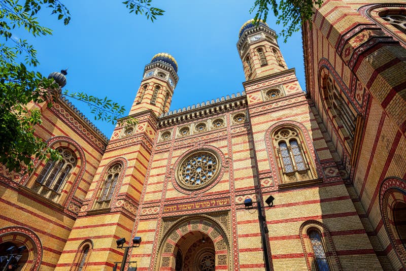Wielka Synagoga w Budapeszcie, Węgry obrazy stock