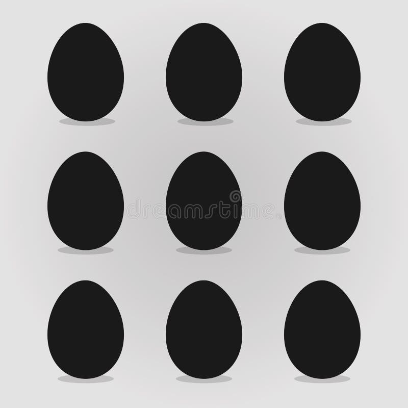 Wielkanocnych jajek wektoru ilustracja ilustracja wektor Wielkanocnych jajek wektoru ilustracja ilustracja wektor
