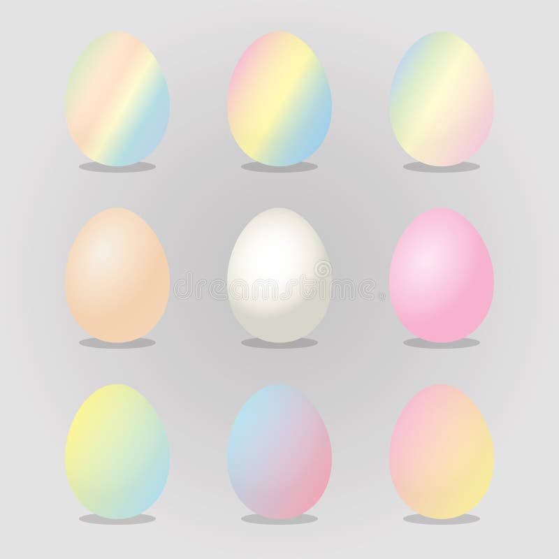 Wielkanocnych jajek wektoru ilustracja Szczęśliwy Wielkanocny dzień z kolorowymi Pastelowymi jajkami dla Wielkanocnej wakacje zap ilustracji Wielkanocnych jajek wektoru ilustracja Szczęśliwy Wielkanocny dzień z kolorowymi Pastelowymi jajkami dla Wielkanocnej wakacje zap ilustracji