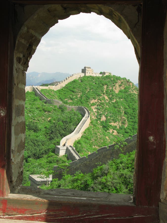Wielki Mur Chiny przez Archway obrazy royalty free Wielki Mur Chiny przez Archway obrazy royalty free