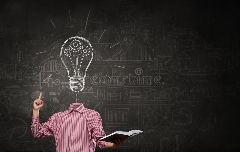 Wielki umysł obraz royalty free