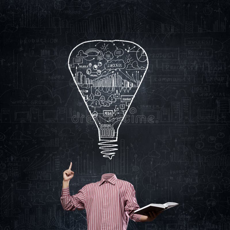 Wielki umysł obrazy royalty free