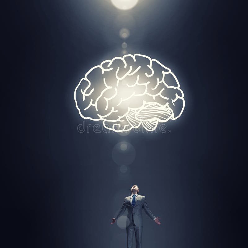 Wielki umysł obraz royalty free