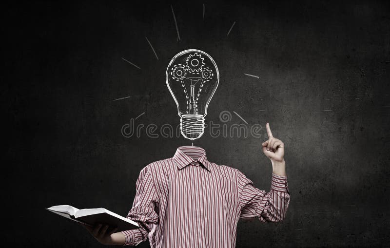 Wielki umysł ilustracja wektor