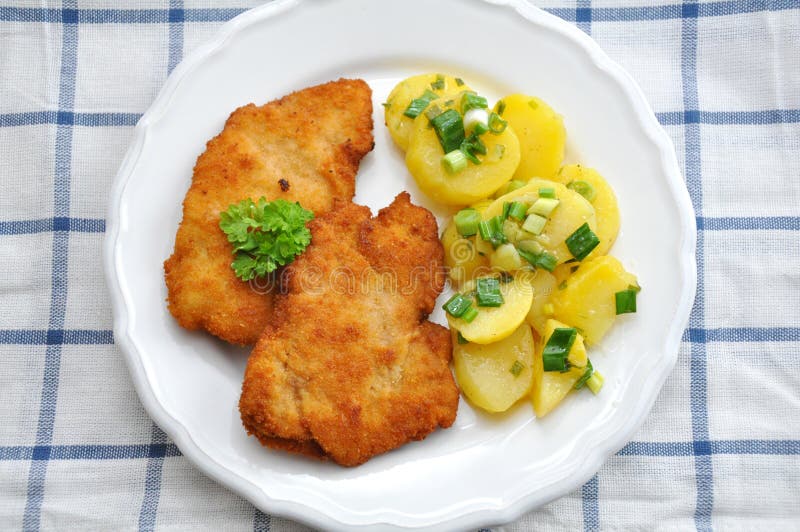 Wiener Schnitzel fotografia royalty free Wiener Schnitzel fotografia royalty free