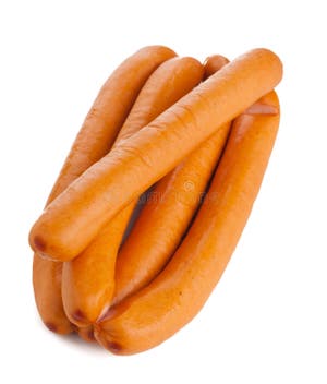 Wiener W rstchen Auf Wei Stockbild Bild Von Kalorie 40760317