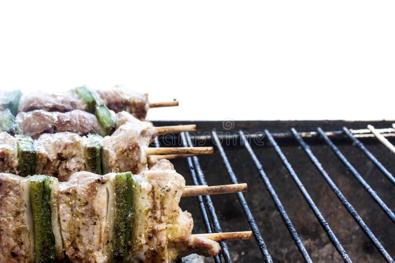 Wieprzowiny kebab fotografia stock