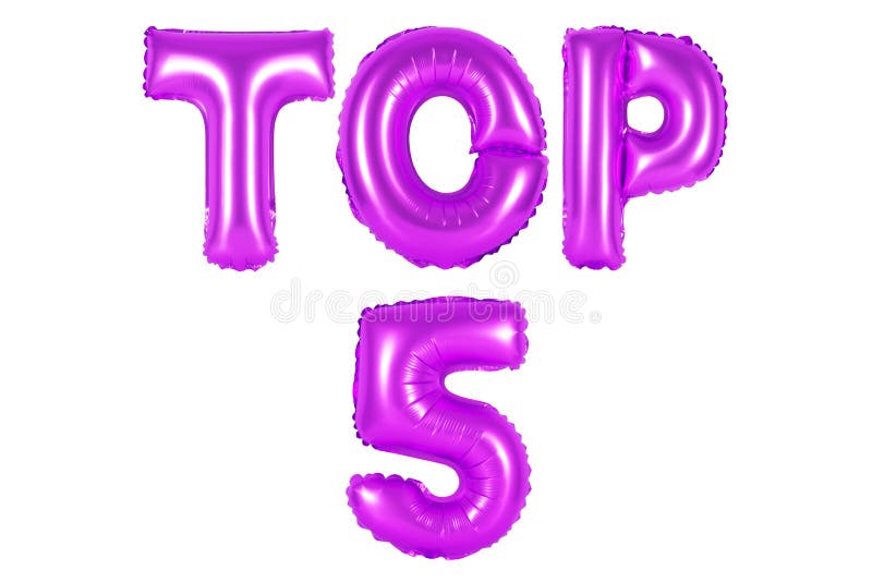 Wierzchołek 5, purpura kolor royalty ilustracja Wierzchołek 5, purpura kolor royalty ilustracja