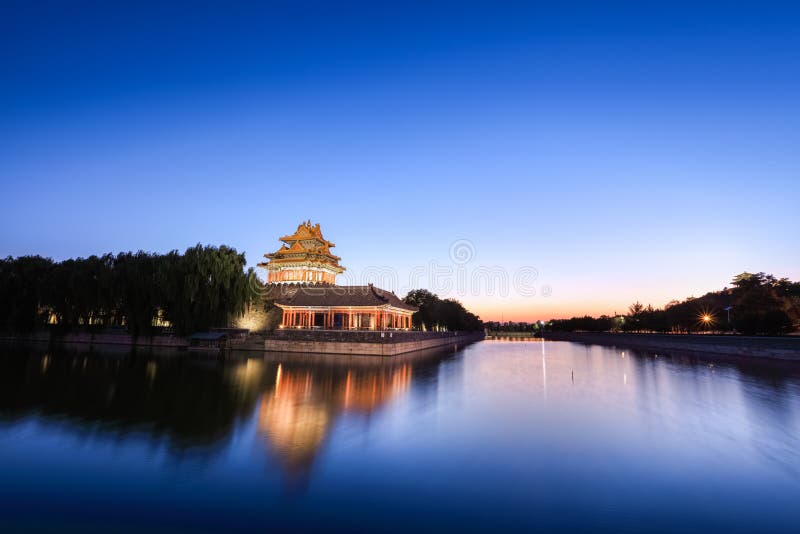 Wieżyczka Beijing zakazujący miasto zdjęcia royalty free Wieżyczka Beijing zakazujący miasto zdjęcia royalty free