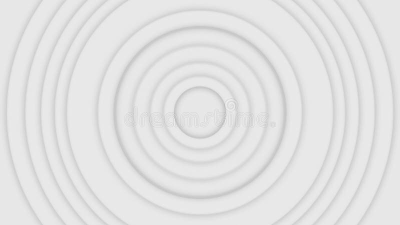 Wifi astratto o ciclo senza cuciture bianco e grigio del fondo delle onde radio, animazione Il bello cerchio grigio incornicia la royalty illustrazione gratis Wifi astratto o ciclo senza cuciture bianco e grigio del fondo delle onde radio, animazione Il bello cerchio grigio incornicia la royalty illustrazione gratis