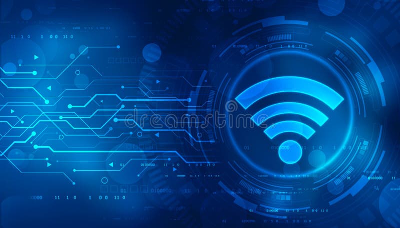WiFi Internet-Verbindungshintergrund-drahtloser Hochgeschwindigkeitsinternet-Kommunikationskonzepthintergrund